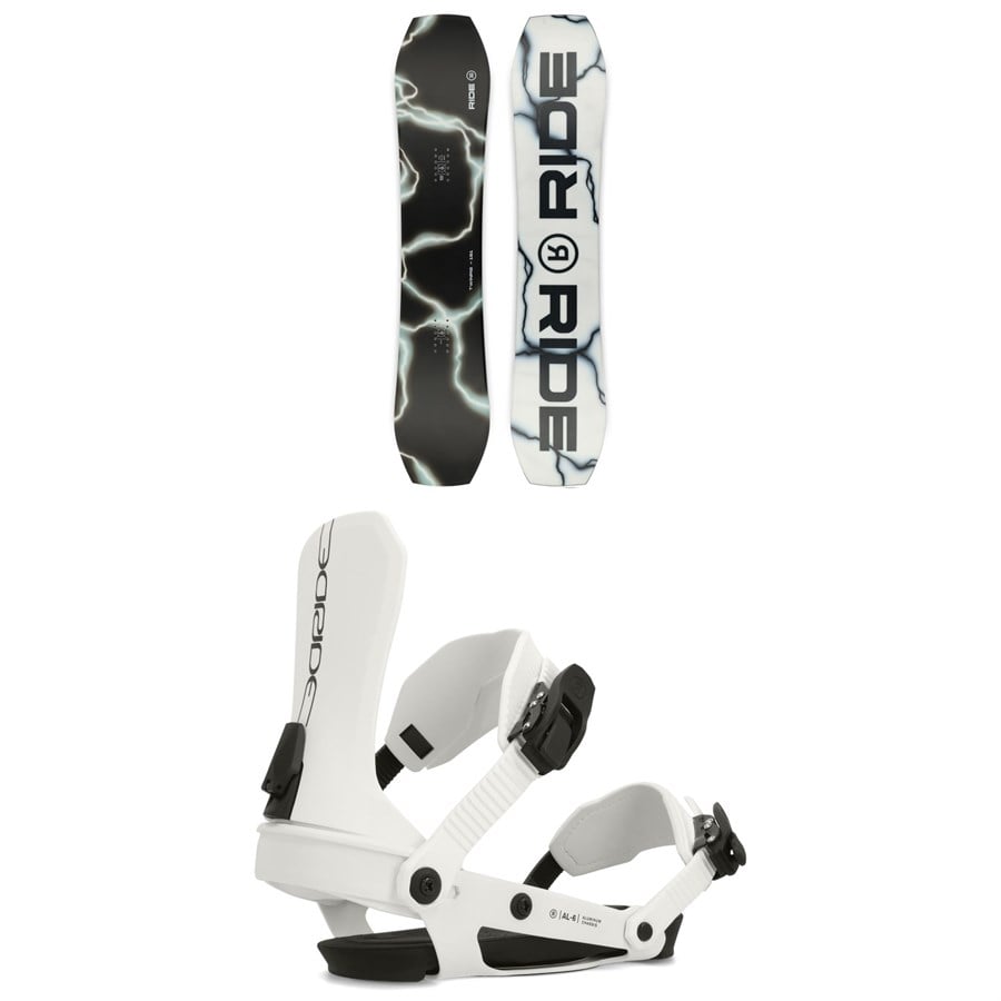 Ride Twinpig Snowboard + AL-6 Snowboard Bindings - Women's 2025