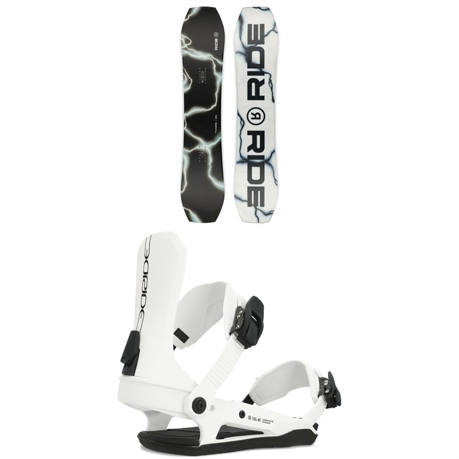 Ride Twinpig Snowboard + CL-6 Snowboard Bindings - Women's 2025