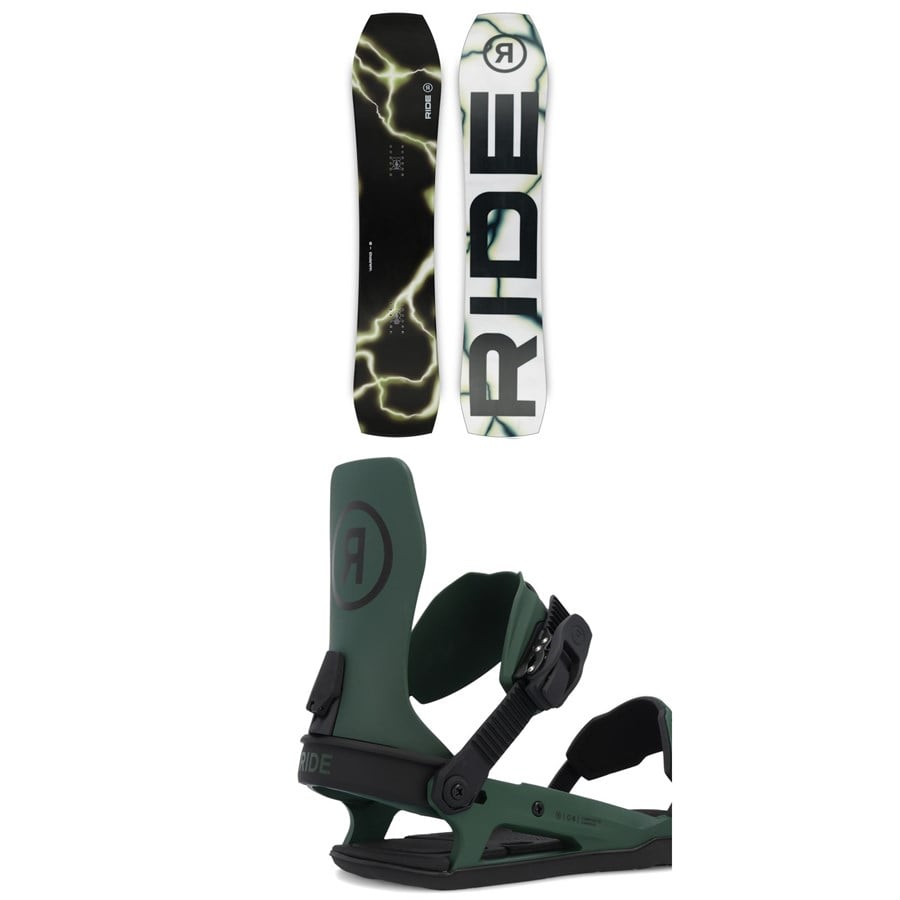 Ride Warpig Snowboard + C-6 Snowboard Bindings 2025