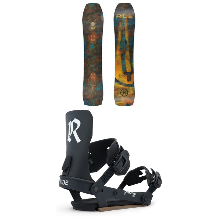 Ride Warpig Snowboard + Drone Snowboard Bindings - Women's 2026