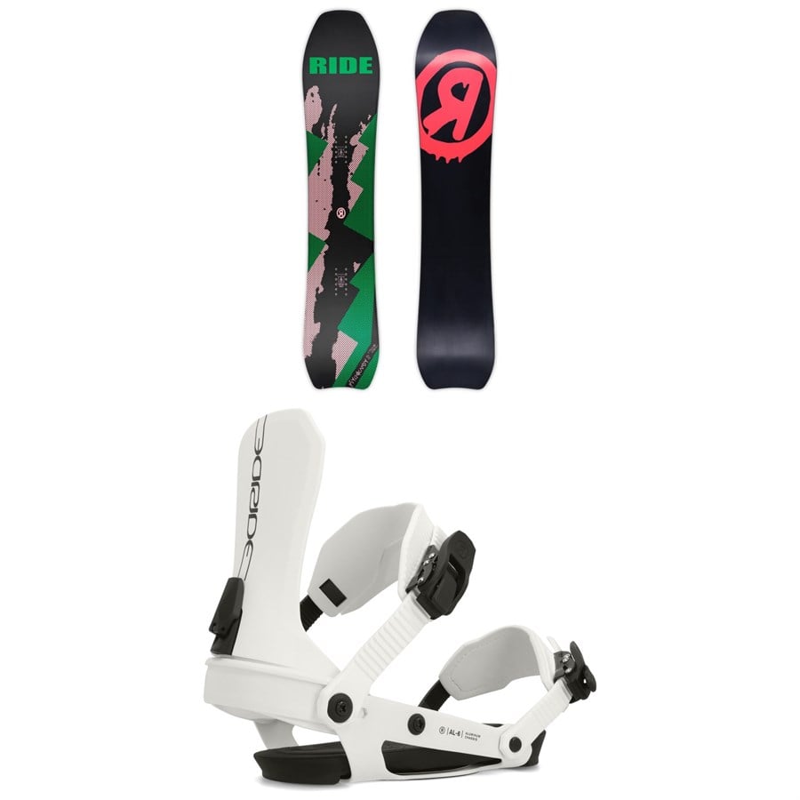 Ride x Trevor Andrew Psychocandy Snowboard + AL-6 Snowboard Bindings - Women's 2025