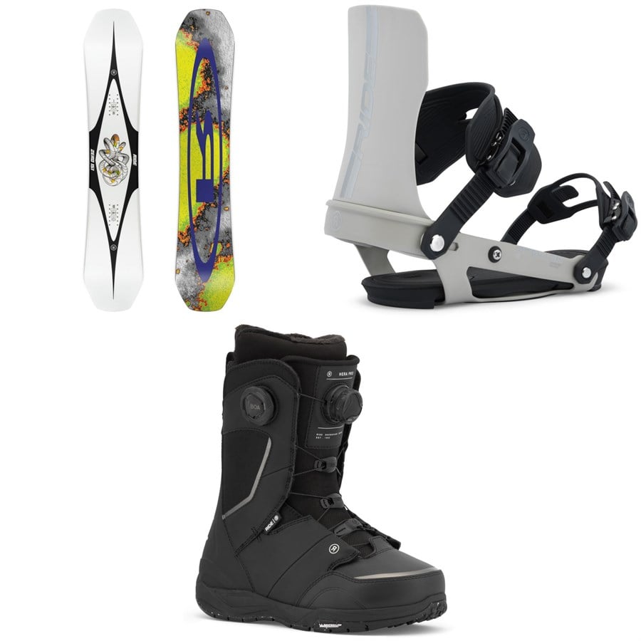 Ride Zero Snowboard + Specter Snowboard Bindings + Hera Pro Snowboard Boots - Women's 2026