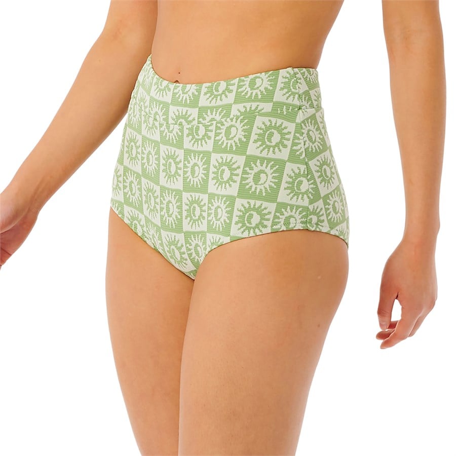 Rip Curl Summer Check Jacquard Boyleg Bikini Bottom - Women's