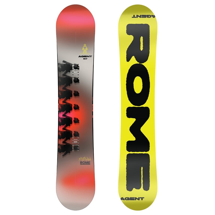 Rome Agent Snowboard + 390 Boss Pro FW Snowboard Bindings + Vans Aura Pro Snowboard Boots 2026