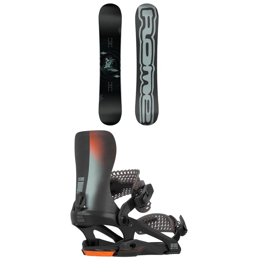Rome Artifact Pro Snowboard + 390 Boss Pro FW Snowboard Bindings 2026
