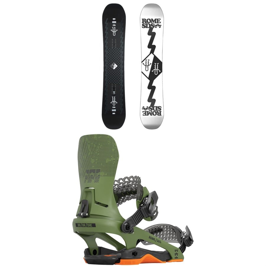 Rome Artifact Pro Snowboard + D.O.D. Snowboard Bindings 2025