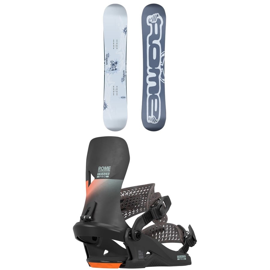 Rome Artifact Snowboard + Trace Pro HW Snowboard Bindings 2026