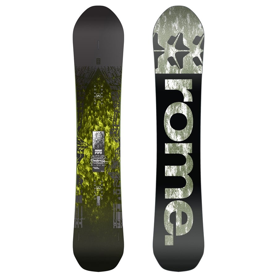 Rome Freaker Snowboard 2024 + Union Strata Snowboard Bindings 2025