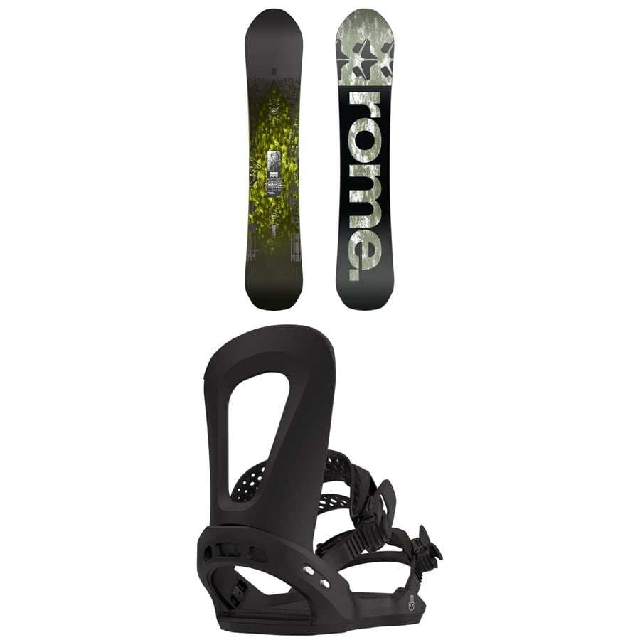 Rome Freaker Snowboard + Bataleon E-Stroyer Snowboard Bindings 2024