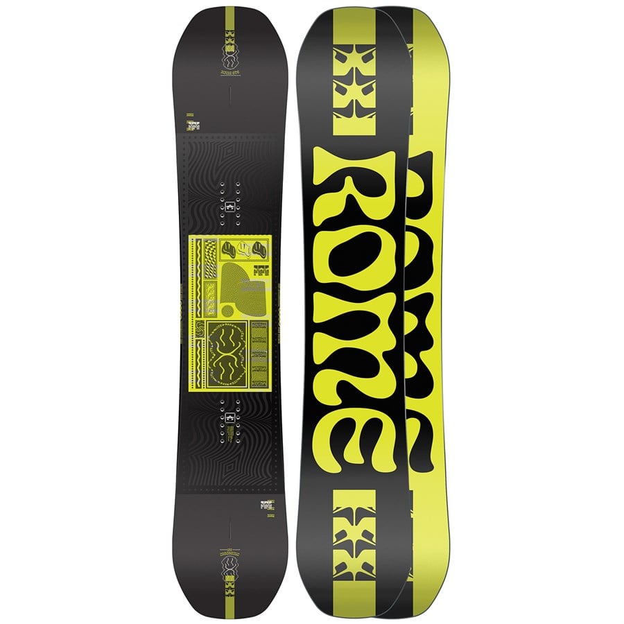 Rome Mechanic Snowboard + Rome Trace Snowboard Bindings