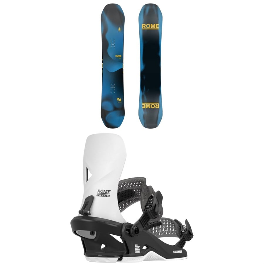 Rome Mechanic Snowboard + Trace HW Snowboard Bindings 2026