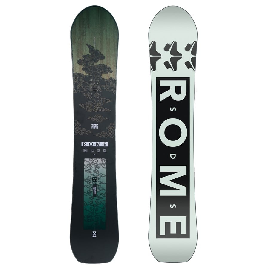 Rome Muse Snowboard + Guild Snowboard Bindings - Women's 2024