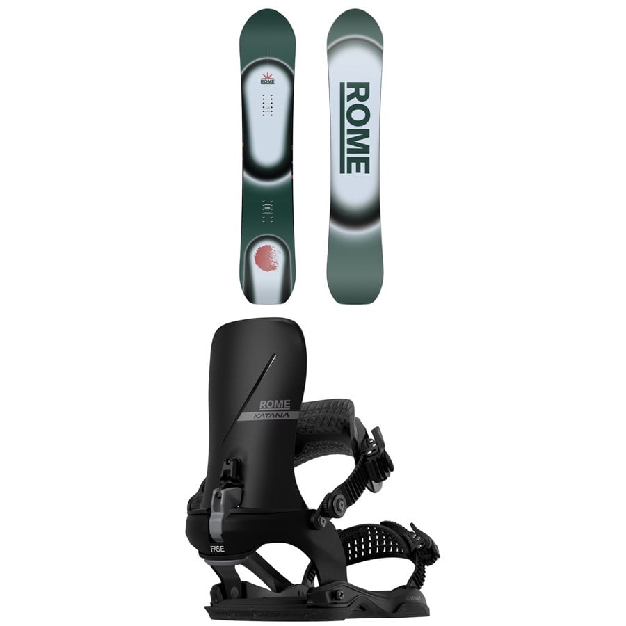 Rome Muse Snowboard + Katana AW FASE Snowboard Bindings - Women's 2026