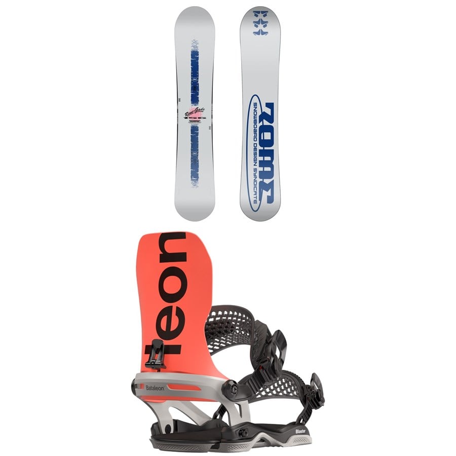 Rome Rene-Gade Snowboard + Bataleon Blaster Asymwrap Snowboard Bindings 2024