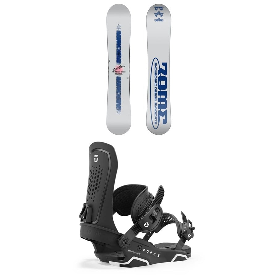 Rome Rene-Gade Snowboard + Union Force Snowboard Bindings