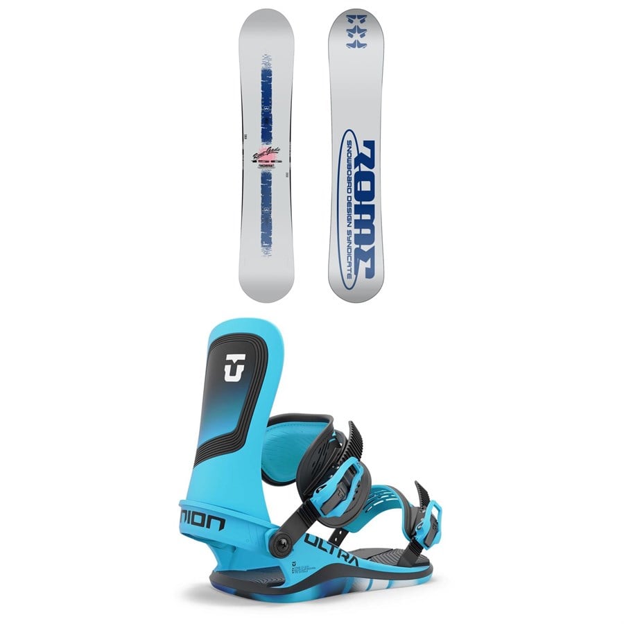 Rome Rene-Gade Snowboard + Union Ultra Snowboard Bindings