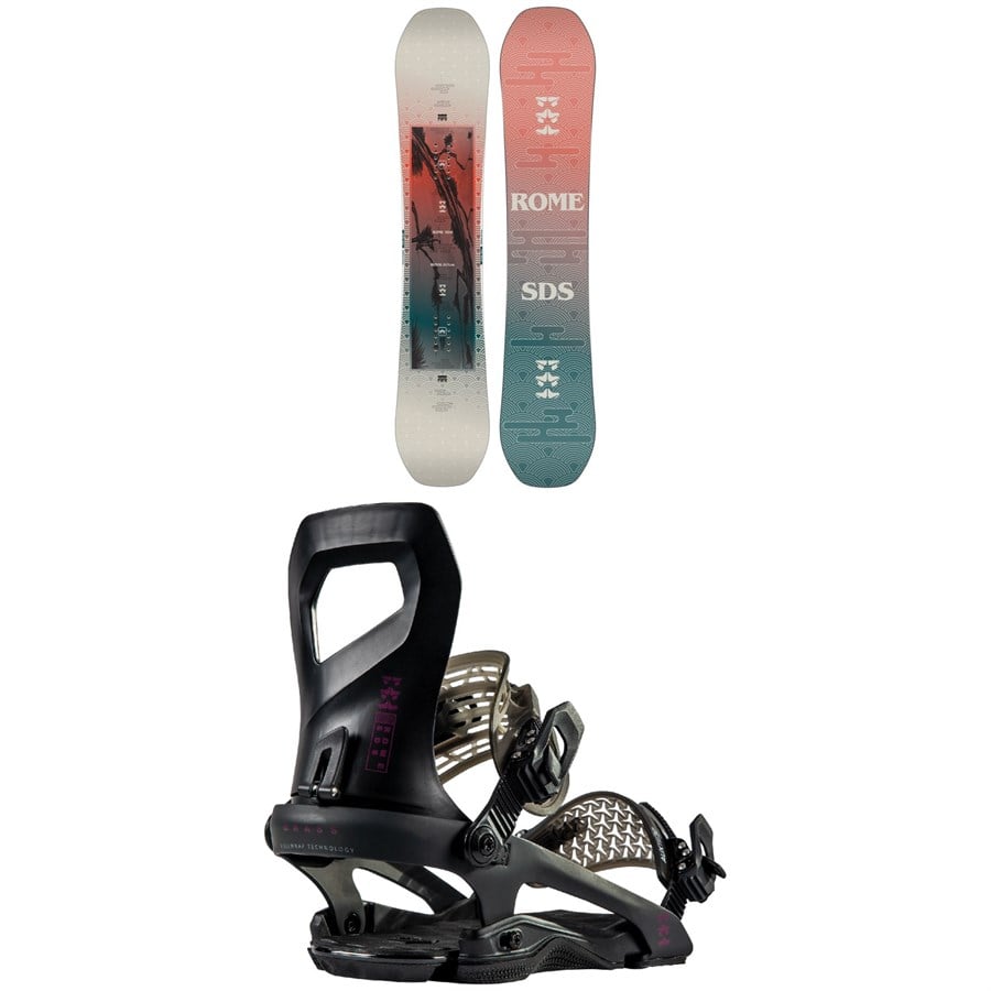 Rome Royal Snowboard + Brass Snowboard Bindings - Women's