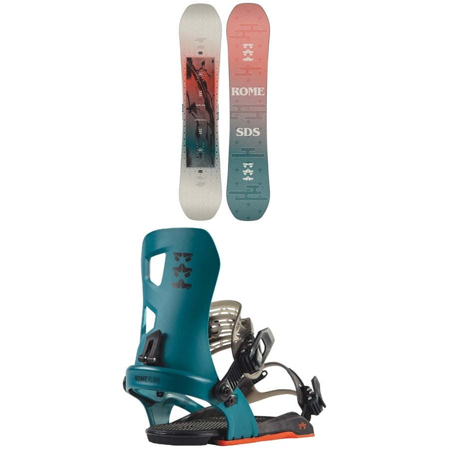 Rome Royal Snowboard + Flare Snowboard Bindings - Women's