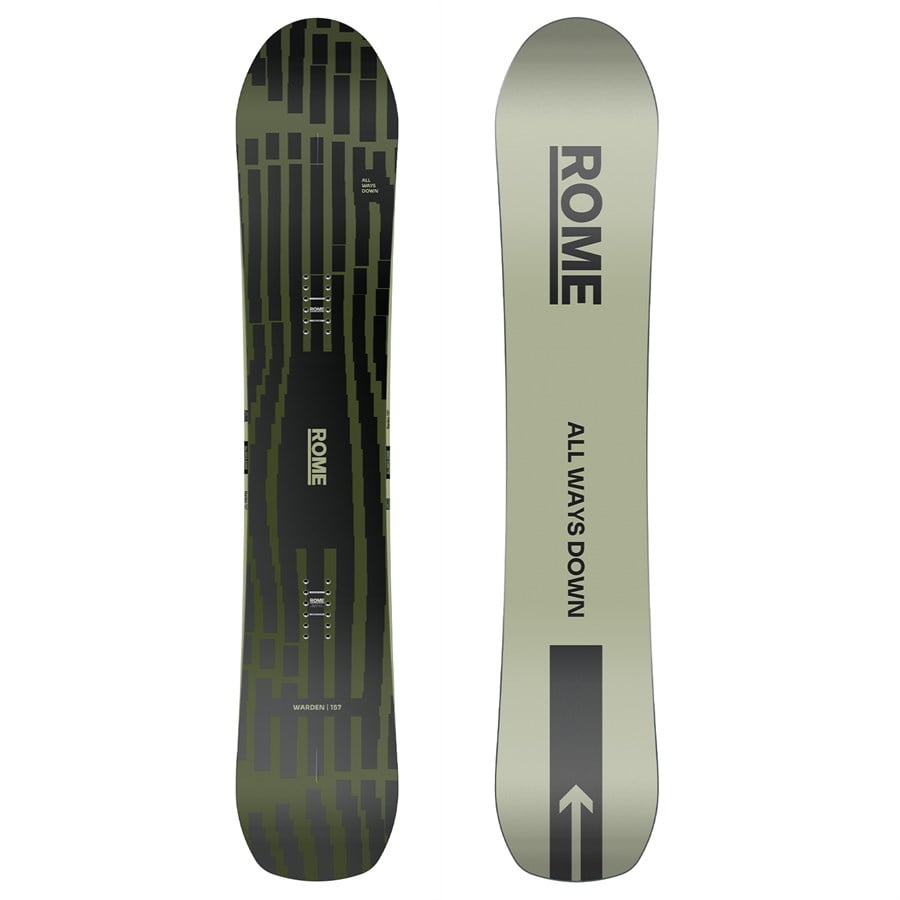Rome Warden Snowboard + Katana AW FASE Snowboard Bindings + Thirtytwo STW Double Boa X Bomb Hole Snowboard Boots 2026