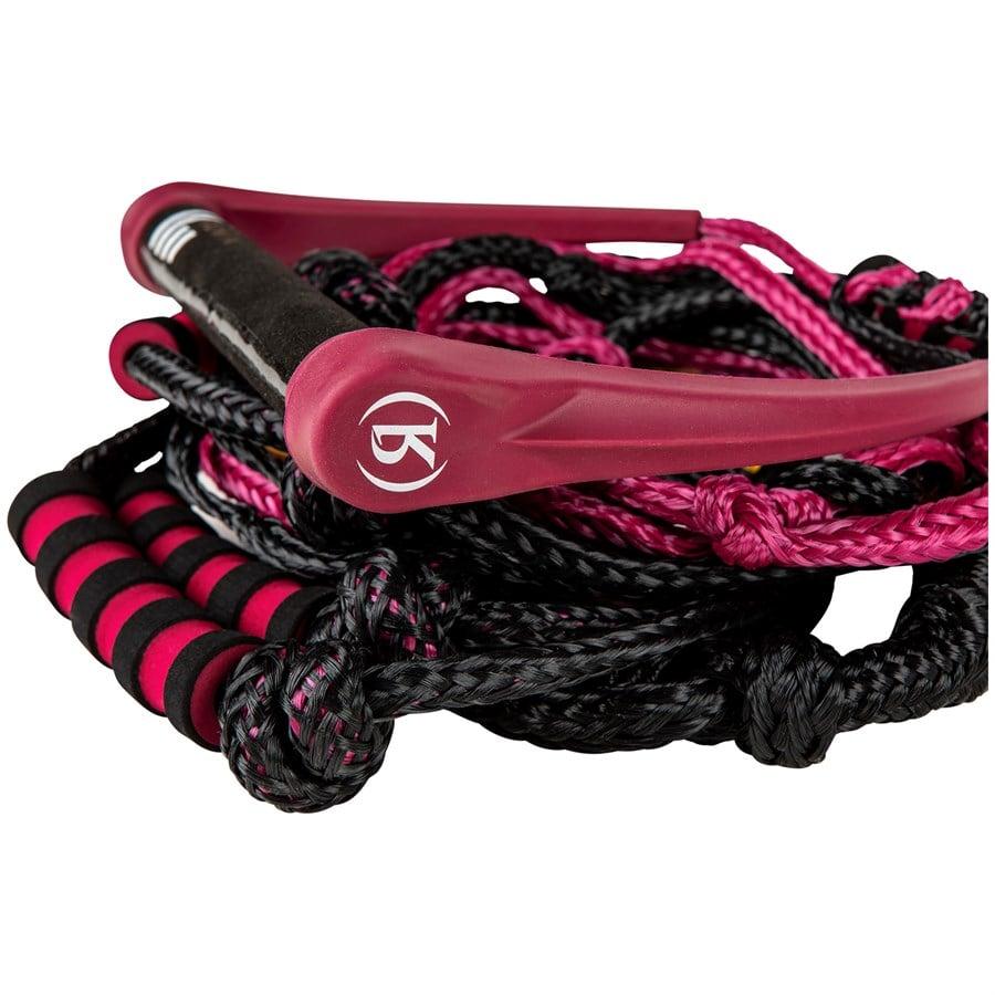 Ronix 11" Handle + 25ft 4-Section Silicone Bungee Surf Rope - Women's