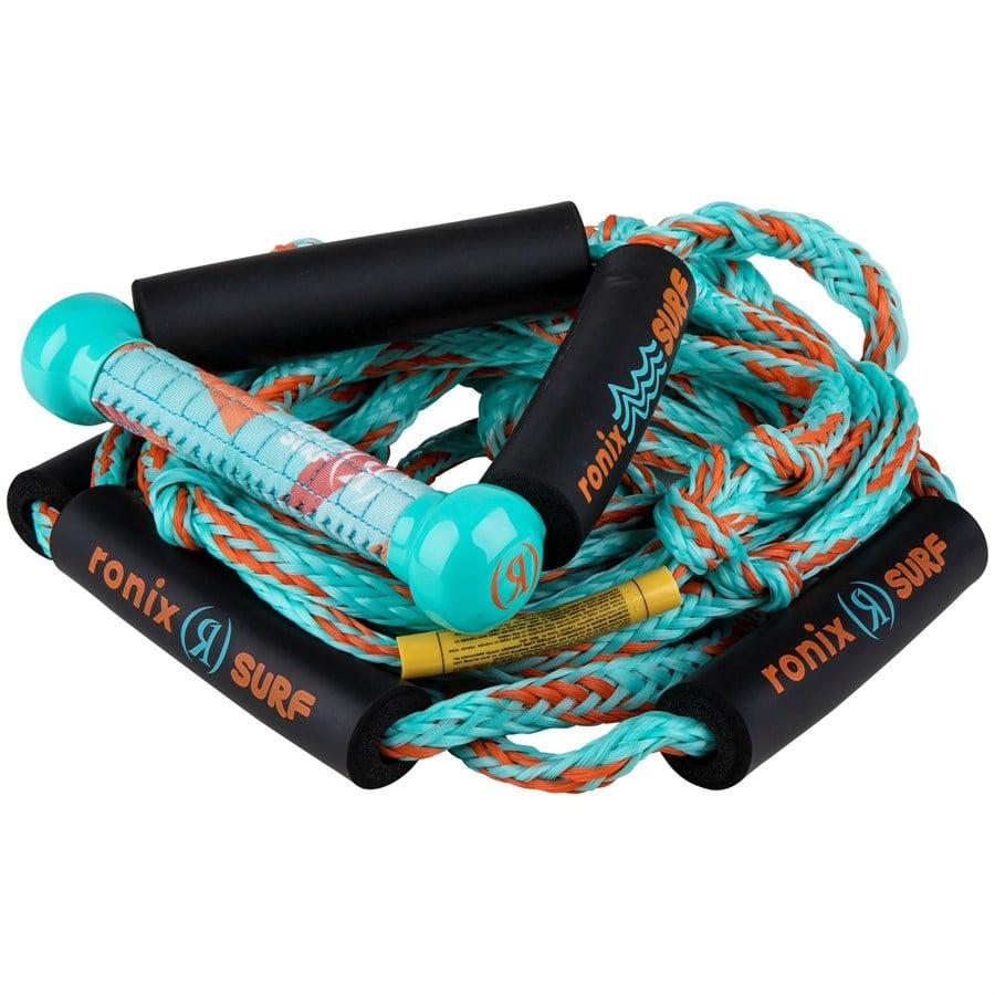 Ronix 8" Handle + 25Ft 4-Section PE Surf Rope - Kids'