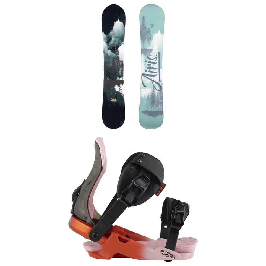 Rossignol Airis Snowboard + After Hours Snowboard Bindings - Women's 2026