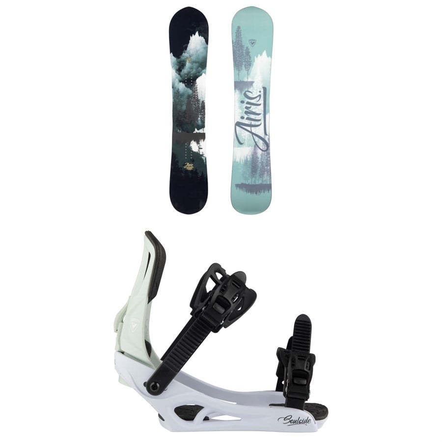 Rossignol Airis Snowboard + Soulside Snowboard Bindings - Women's 2026