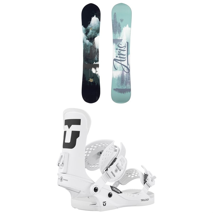 Rossignol Airis Snowboard + Union Trilogy Classic Snowboard Bindings - Women's 2026