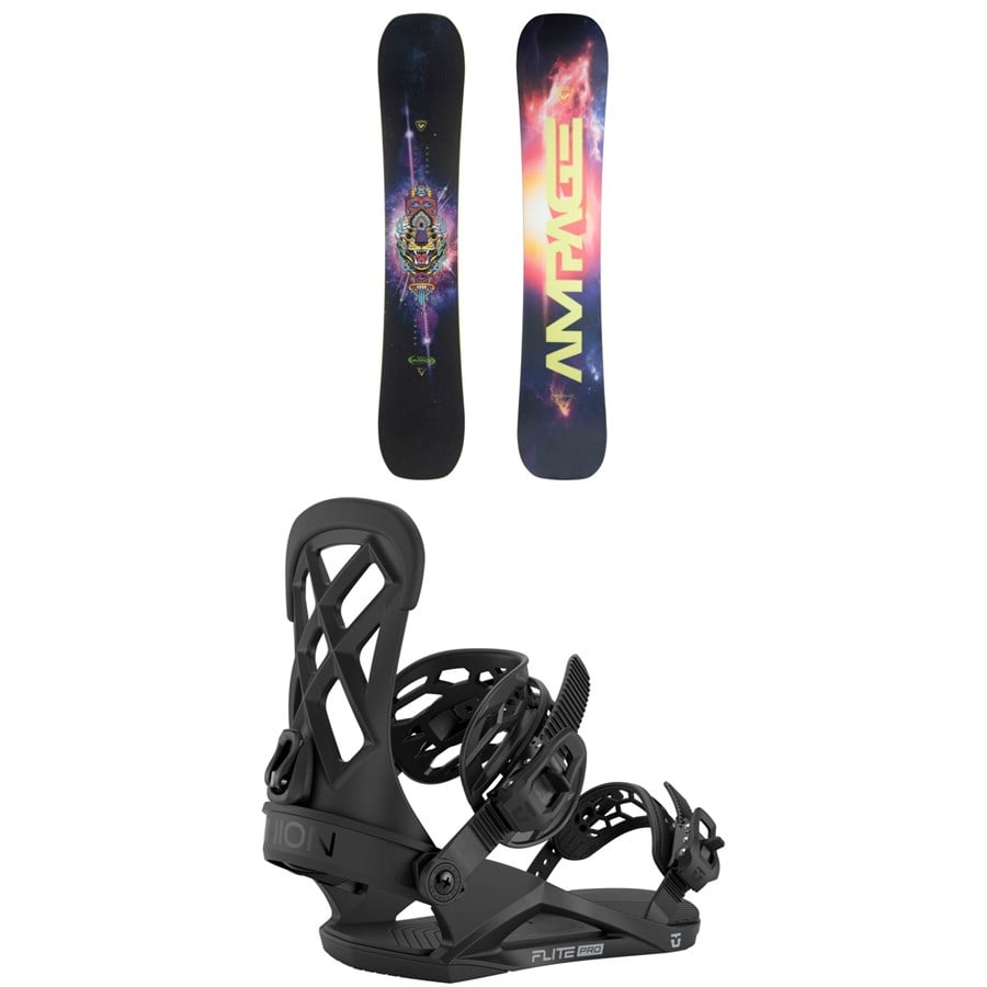 Rossignol Ampage Vol.2 Snowboard + Union Flite Pro Snowboard Bindings 2026