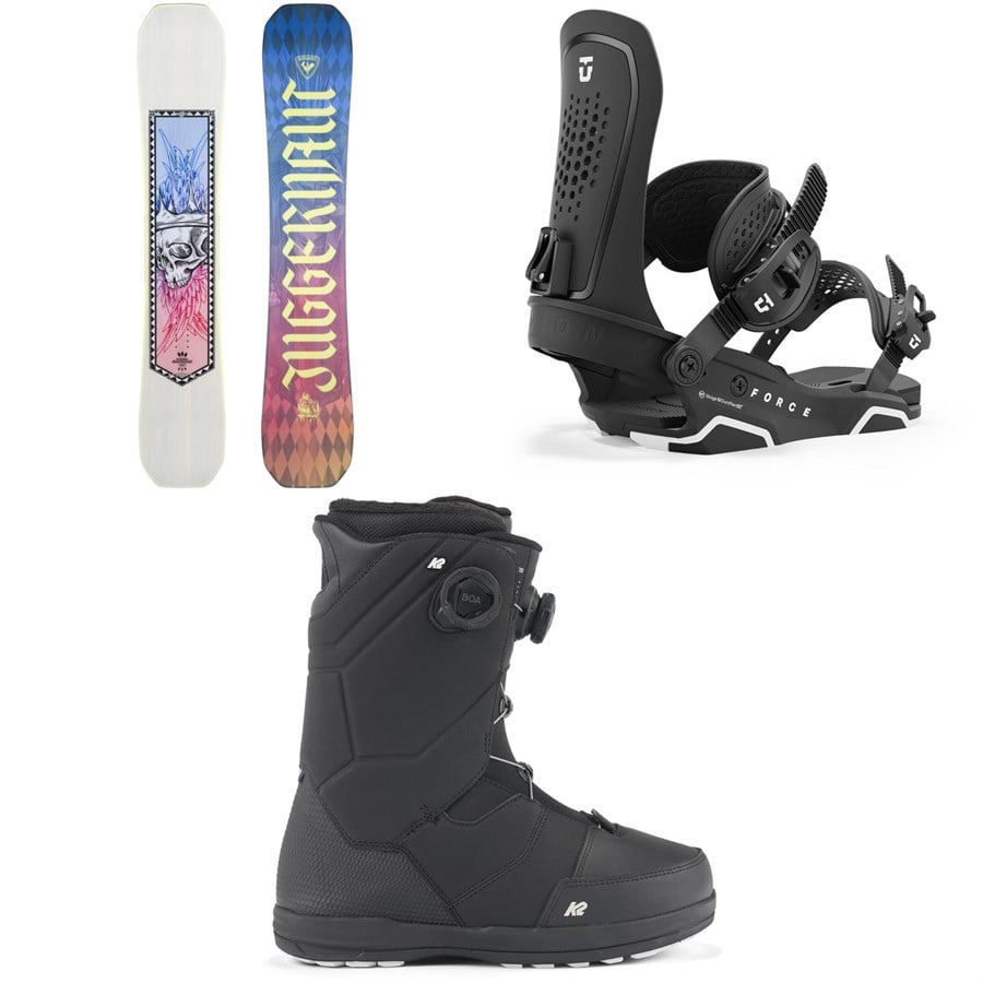 Rossignol Juggernaut Snowboard + Union Force Snowboard Bindings + K2 Maysis Snowboard Boots 2025