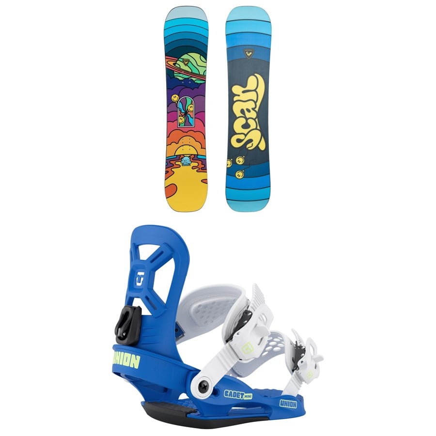 Rossignol Scan Snowboard + Union Cadet Mini Snowboard Bindings - Kids' 2026