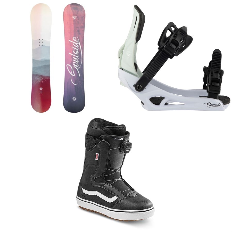 Rossignol Soulside Snowboard + Soulside Snowboard Bindings + Vans Encore OG Snowboard Boots - Women's 2026