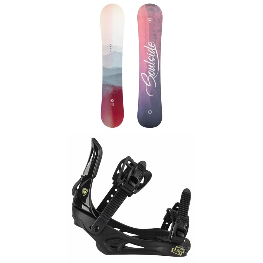 Rossignol Soulside Snowboard + Ultraviolet Snowboard Bindings - Women's 2026