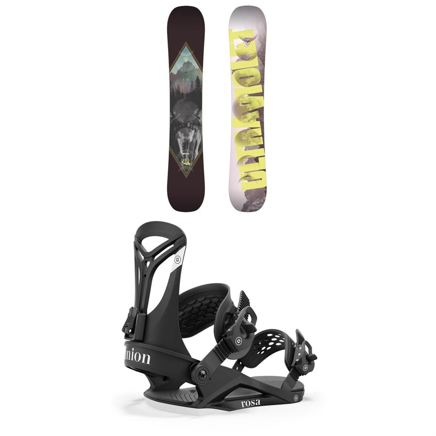 Rossignol Ultraviolet Snowboard + Union Rosa Snowboard Bindings - Women's 2025