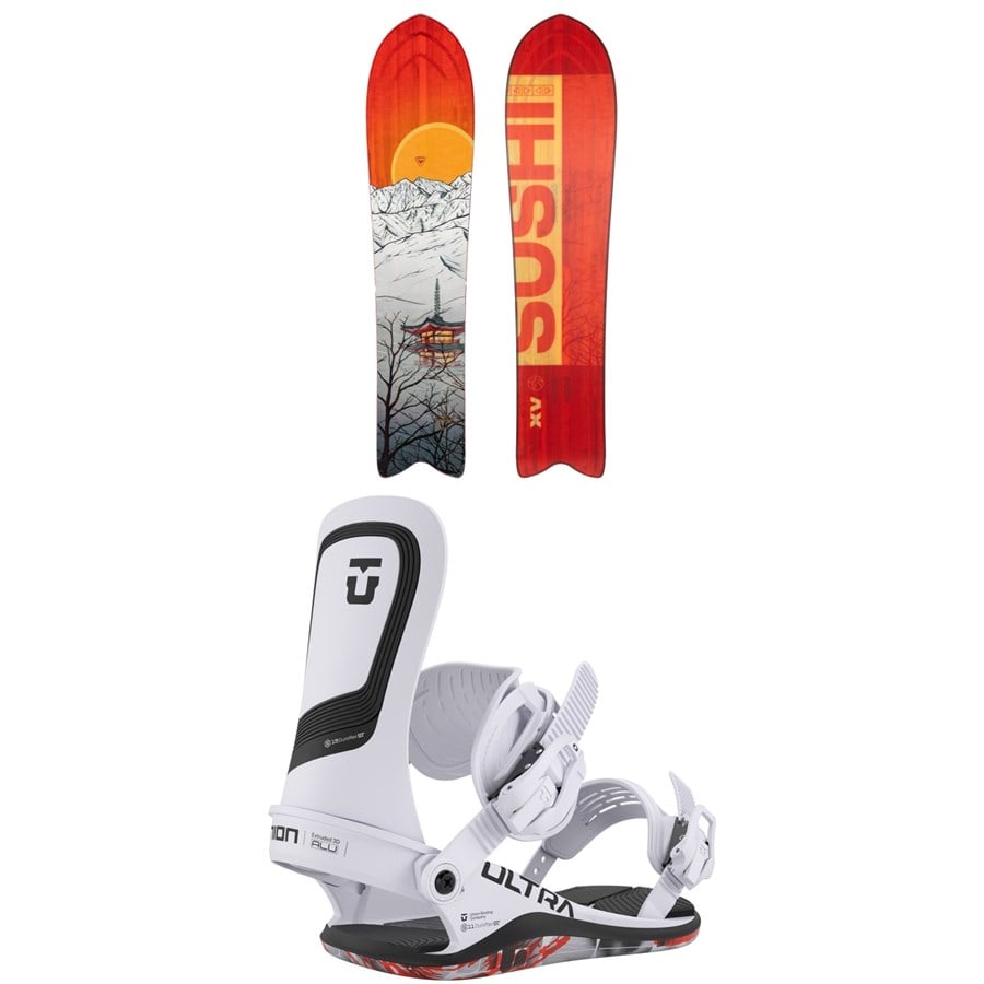 Rossignol XV Sushi Snowboard + Union Ultra Snowboard Bindings 2026