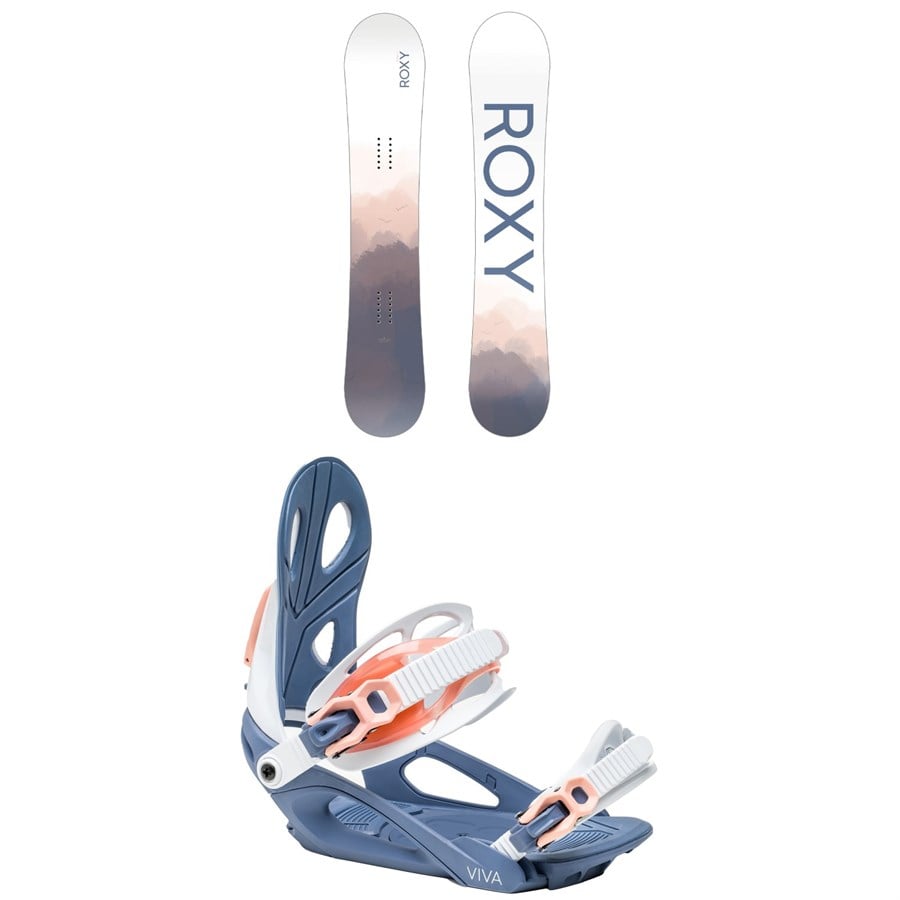 Roxy Raina C2 Snowboard + Viva Snowboard Bindings - Women's 2025