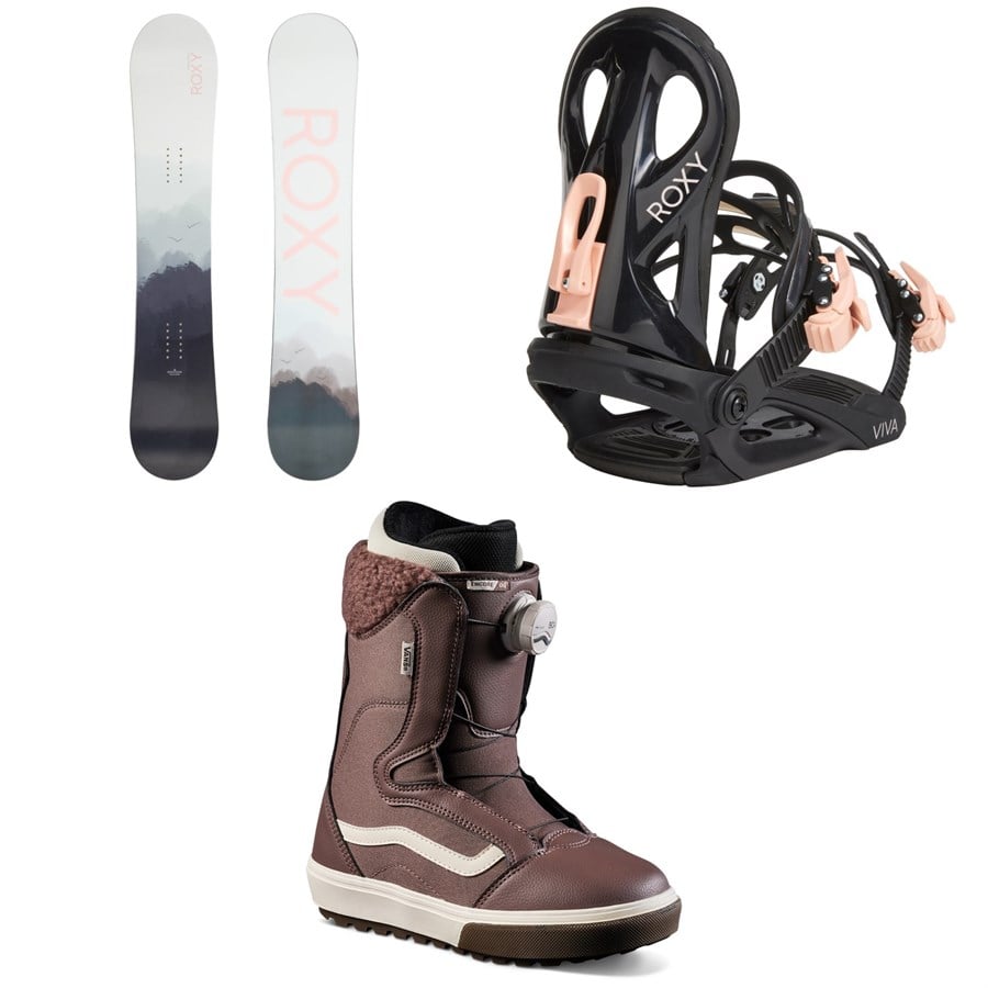 Roxy Raina LTD Snowboard + Viva LTD Snowboard Bindings + Vans Encore OG Snowboard Boots - Women's 2025