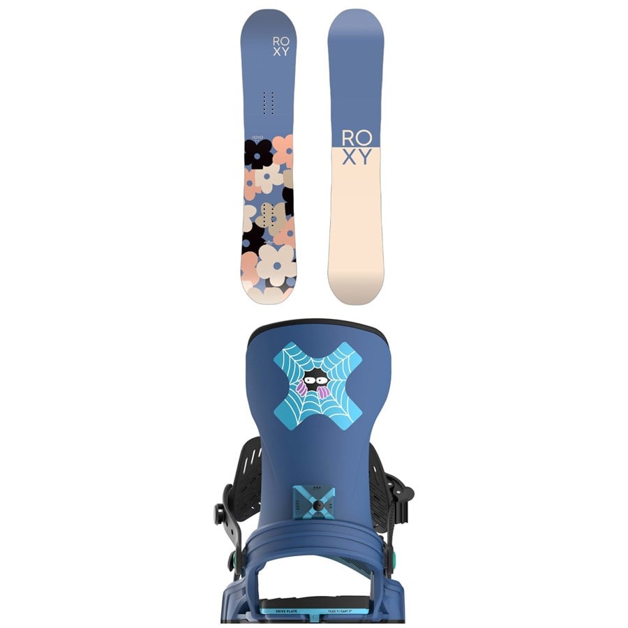 Roxy XOXO C2 Snowboard + Bent Metal Stylist Snowboard Bindings - Women's 2025