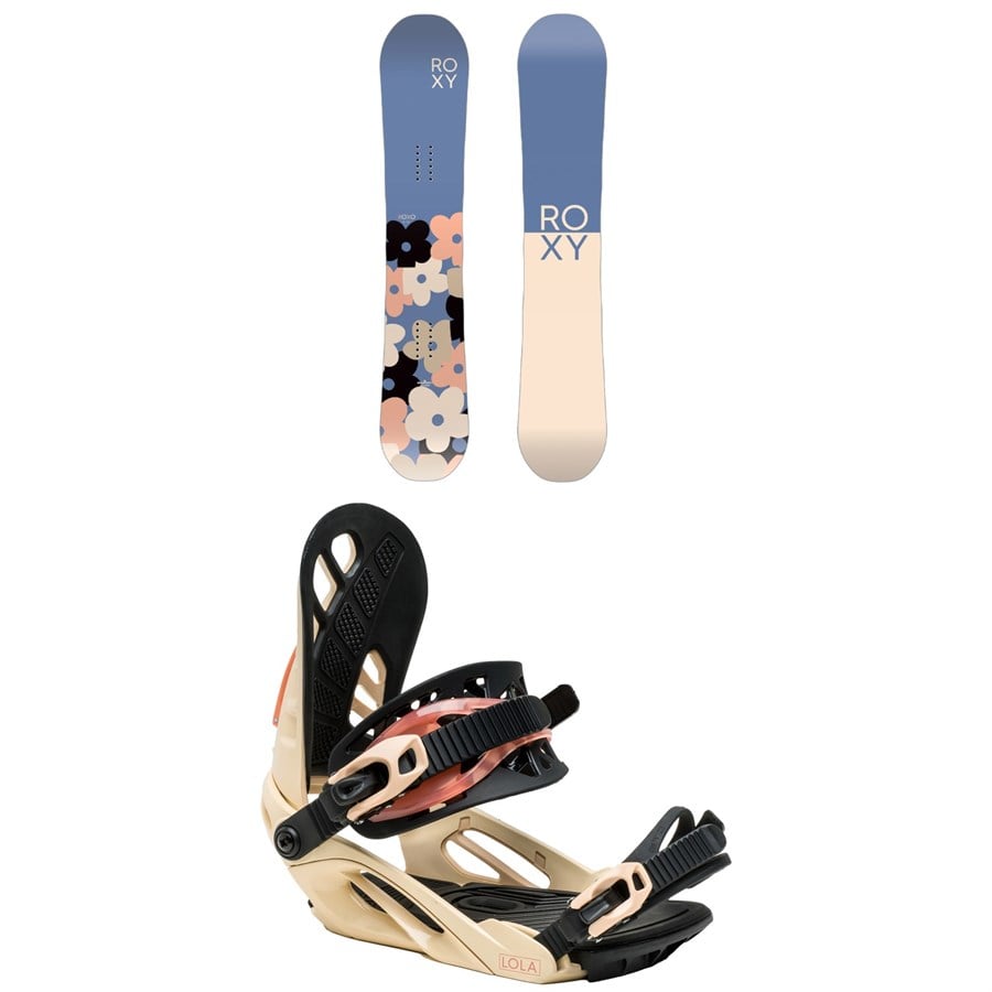 Roxy XOXO C2 Snowboard + Lola Snowboard Bindings - Women's 2025