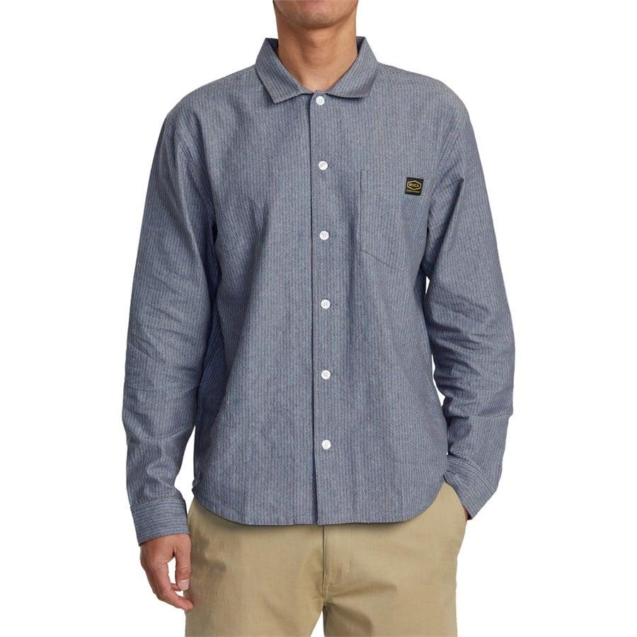 RVCA Dayshift Stripe II Long-Sleeve Shirt - Men's