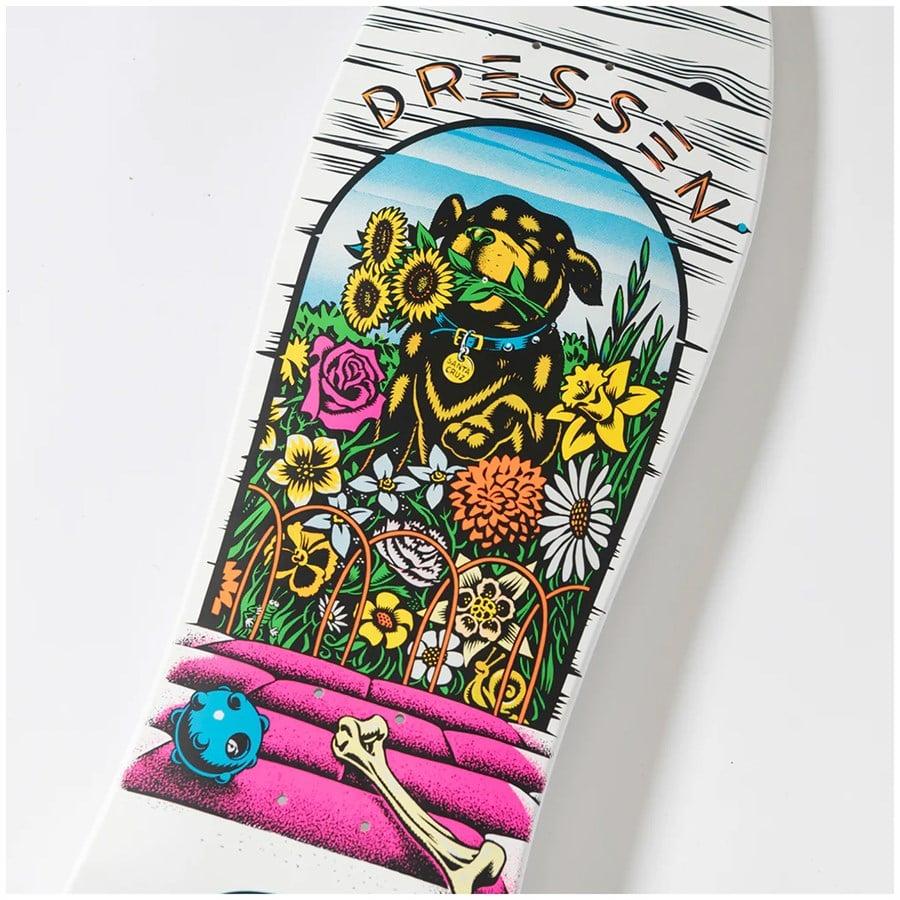 Santa Cruz Skateboards Dressen Pup Reissue 9.5 Skateboard Deck