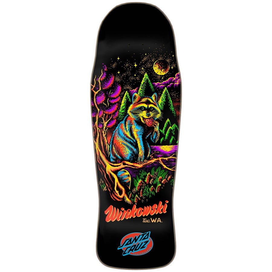 Santa Cruz Skateboards Winkowski Trash Panda Pro Shaped 10.34 Skateboard Deck