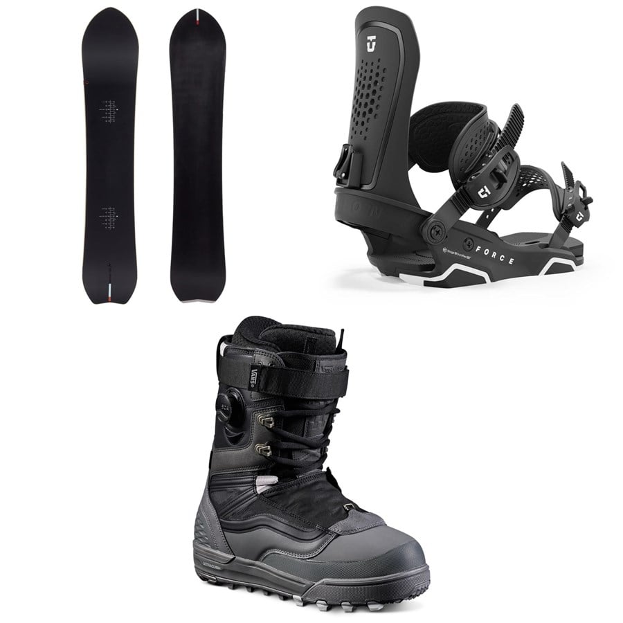 Season Aero Snowboard + Union Force Snowboard Bindings + Vans Infuse Snowboard Boots 2025