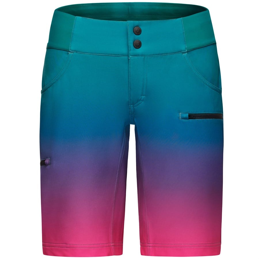 Shredly All Time 11" Zipper Snap Mid-Rise Shorts - Women's