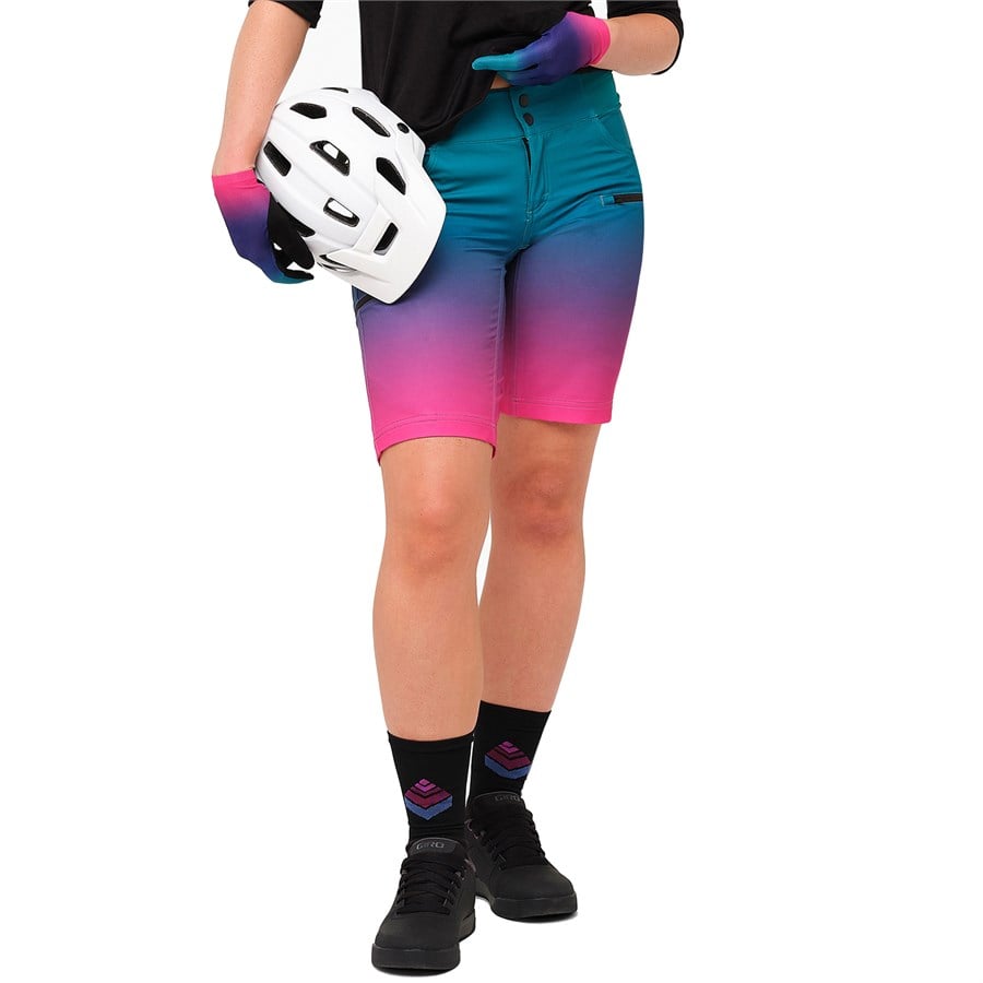 Shredly All Time 11" Zipper Snap Mid-Rise Shorts - Women's