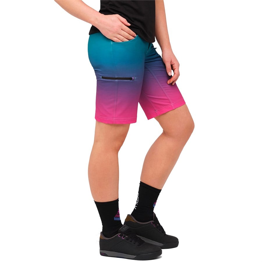 Shredly All Time 11" Zipper Snap Mid-Rise Shorts - Women's