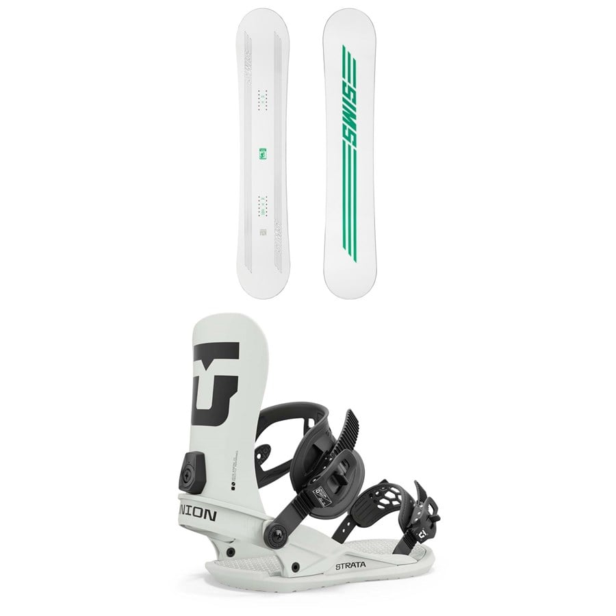 Sims ATV Snowboard + Union Strata Snowboard Bindings 2025