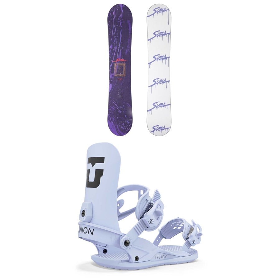 Sims Fluid Snowboard + Union Legacy Snowboard Bindings - Women's 2025