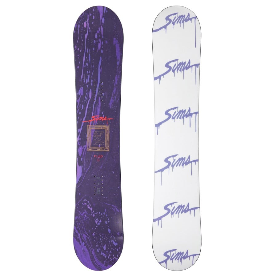 Sims Fluid Snowboard + Union Rosa Snowboard Bindings - Women's 2025