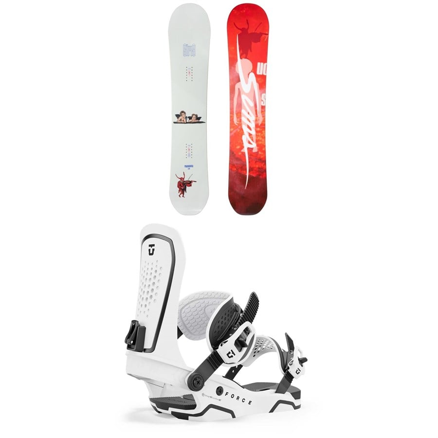 Sims Macrodose Snowboard + Union Force Snowboard Bindings 2025